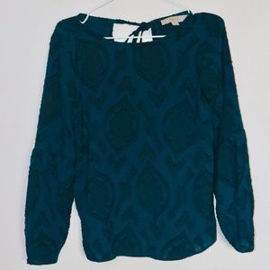 LOFT Embroidered Blouse